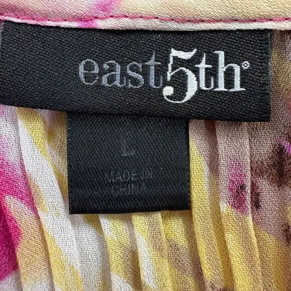 East 5th Multicolor Floral Ruffle Blouse - Picture 3 of 10